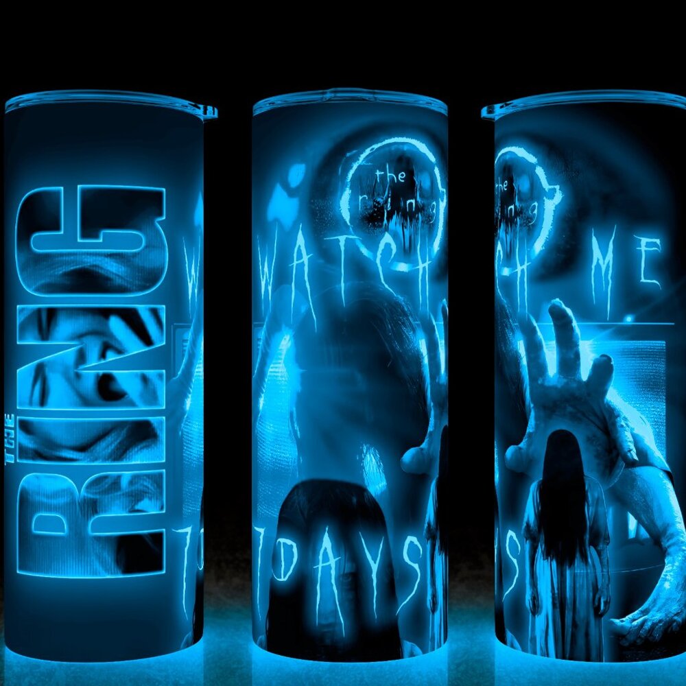 Glow in the Dark The Ring 2002 Horror Samara Morgan 7 Days Cup Mug Tumbler
